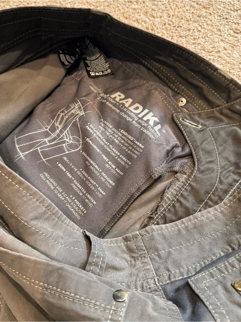 Kuhl Radikl Pants 34x34